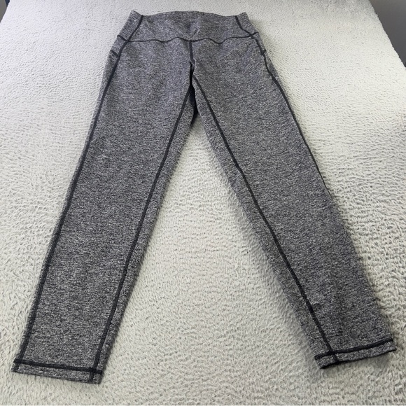 lululemon athletica Pants - Lululemon Leggings Womens 8 Heather Gray Pull On Athletic Workout Yoga Preppy